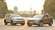 Hyundai SantaFe - Toyota Fortuner đại chiến tại Việt Nam, ai hơn ai?