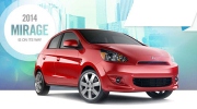 Xe nhỏ Mitsubishi Mirage 2014 có giá từ 12.995 USD