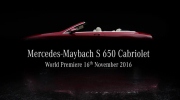 Mercedes-Maybach S650 Cabriolet – Tuyệt tác mui trần sắp xuất hiện