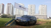 Xe Subaru hùng hục off-road giữa Sài Gòn