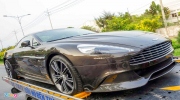 Siêu xe Aston Martin Vanquish màu xám đầu tiên về Việt Nam