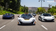 Đã mắt dàn siêu xe McLaren biểu diễn "thời trang" tại Mỹ