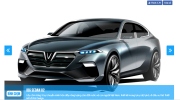 Mẫu xe concept của Vinfast do Ital Design thiết kế đang được yêu thích nhất