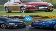 Gia đình có 4 người nên mua xe Elantra, Cruze hay Cerato?