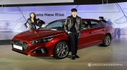Cận cảnh sedan cỡ trung Hyundai Sonata 2018 ngoài đời thực