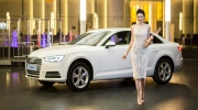 Á hậu Dương Tú Anh lộng lẫy bên xế sang Audi A4 2016