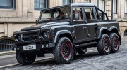 Land Rover Defender có pick-up sáu bánh