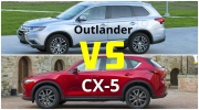 So sánh ưu nhược điểm Outlander và CX-5?