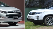 So sánh ưu nhược điểm Toyota Innova và Kia Sorento?