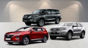 Fortuner, Everest và Santa Fe - cuộc đua xe 7 chỗ tại Việt Nam
