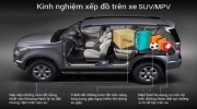 Kinh nghiệm xếp đồ trên SUV và MPV trước khi khởi hành du xuân