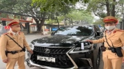 Hà Nội: Phát hiện siêu xe Lexus “đeo nhầm” biển số