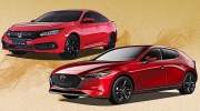 Tầm giá 900 triệu đồng, chọn Mazda3 hay Honda Civic?