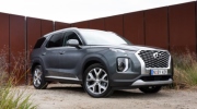 Hyundai Palisade 2022 tiếp tục để lộ cụm đèn mới và nội thất sang chảnh