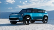 Kia EV9 lần đầu lộ diện ngoài đời thực - SUV điện lấy khách từ Toyota Land Cruiser