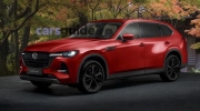 Mazda CX-80 tiếp tục lộ diện: Thế chân CX-8 để đối đầu Santa Fe và Sorento