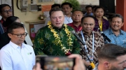 Elon Musk xuất hiện tại Indonesia